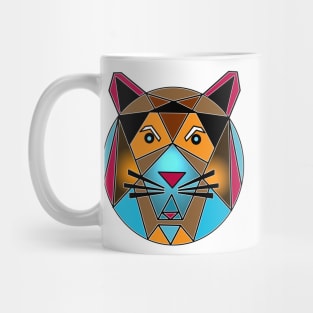 Geometric Lion Mug